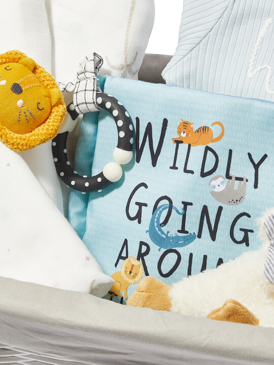Baby Gift Hamper – 4 piece with Hello World Set image number 3